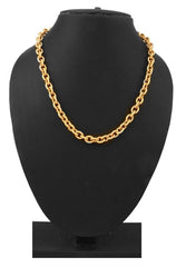 Stainless Steel Etch Matt Finish Anchor Belcher Linkshort Chain 17"