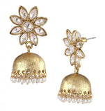 Delicate American Diamond Look Jhumki Earring For Women