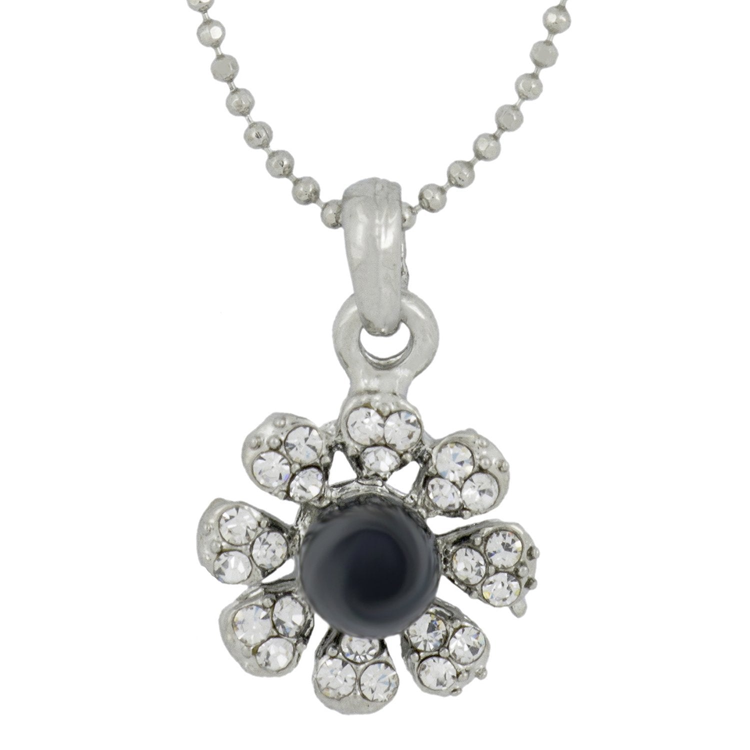 Rainbow 18K Gold Plated Cz Necklace Pendant Chain Set Girls