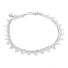 Triangle Stylish Indo Western Dainty Delicate Charms Single Leg Payal