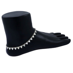 Triangle Stylish Indo Western Dainty Delicate Charms Single Leg Payal