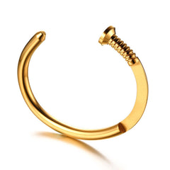 Stainless Steel Sterling Silver Plated Cuff Kada Bracelet Bangle Men