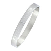Classic American Diamond Stainless Steel Kada Bangle Bracelet Men
