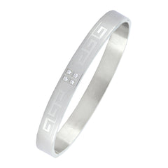 Classic American Diamond Stainless Steel Kada Bangle Bracelet Men