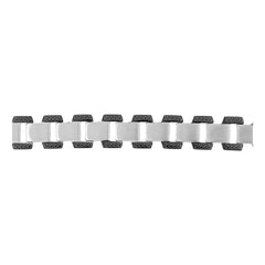 Italian 316L Stainless Steel Black Plated Bracelet For Men