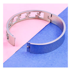 Anchor Stainless Steel Openable Bangle Cuff Kada Bracelet Women