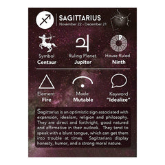 Sagittarius Constellation Zodiac Star Sign Leather Wristband Bracelet