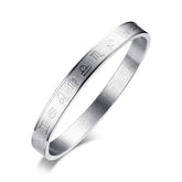 Zodiac Star Sign Stainless Steel Openable Kada Bangle Bracelet Men