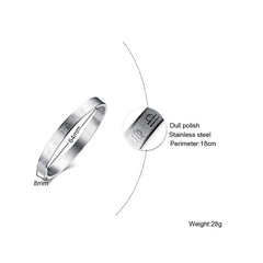 Zodiac Star Sign Stainless Steel Openable Kada Bangle Bracelet Men