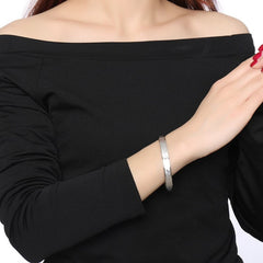 Zodiac Star Sign Stainless Steel Openable Kada Bangle Bracelet Men