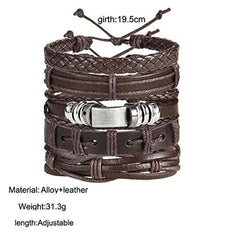 Leather Wraps Casual Party Wear Skin Friendly Bracelets