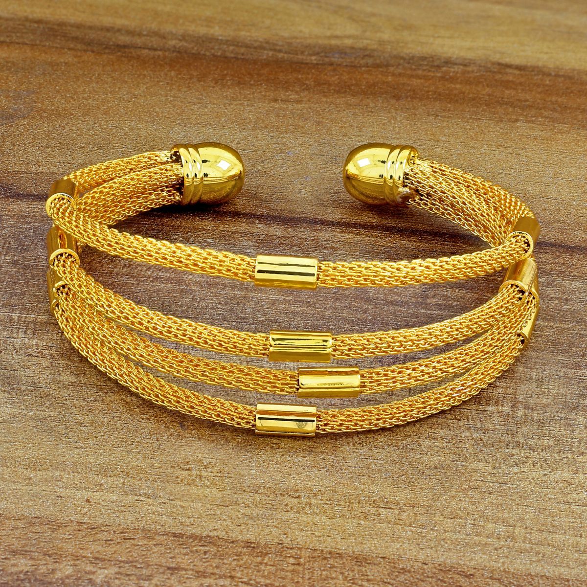 Stylish Filigree Just Like Gold Cuff Kada Bangle Bracelet Women