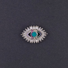 Turkish Evil Eye Nazariya Lucky Cubic Zirconia American Diamond Centre Pcs For Women