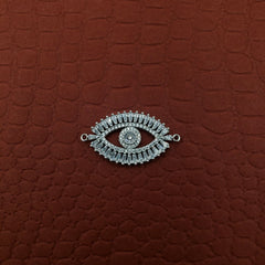 Turkish Silver Evil Eye Cubic Zirconia Diamond Centre Pcs For Women