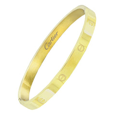 Gold Screw Stainless Steel Openable Kada For Women