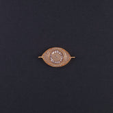 Turkish Evil Eye Cubic Zirconia Rose Gold Centre Pcs For Women