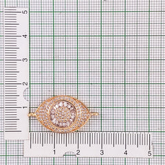 Turkish Evil Eye Cubic Zirconia Rose Gold Centre Pcs For Women