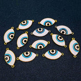 Evil Eye Nazariya White Gold American Diamond Charm Centre Pcs For Women