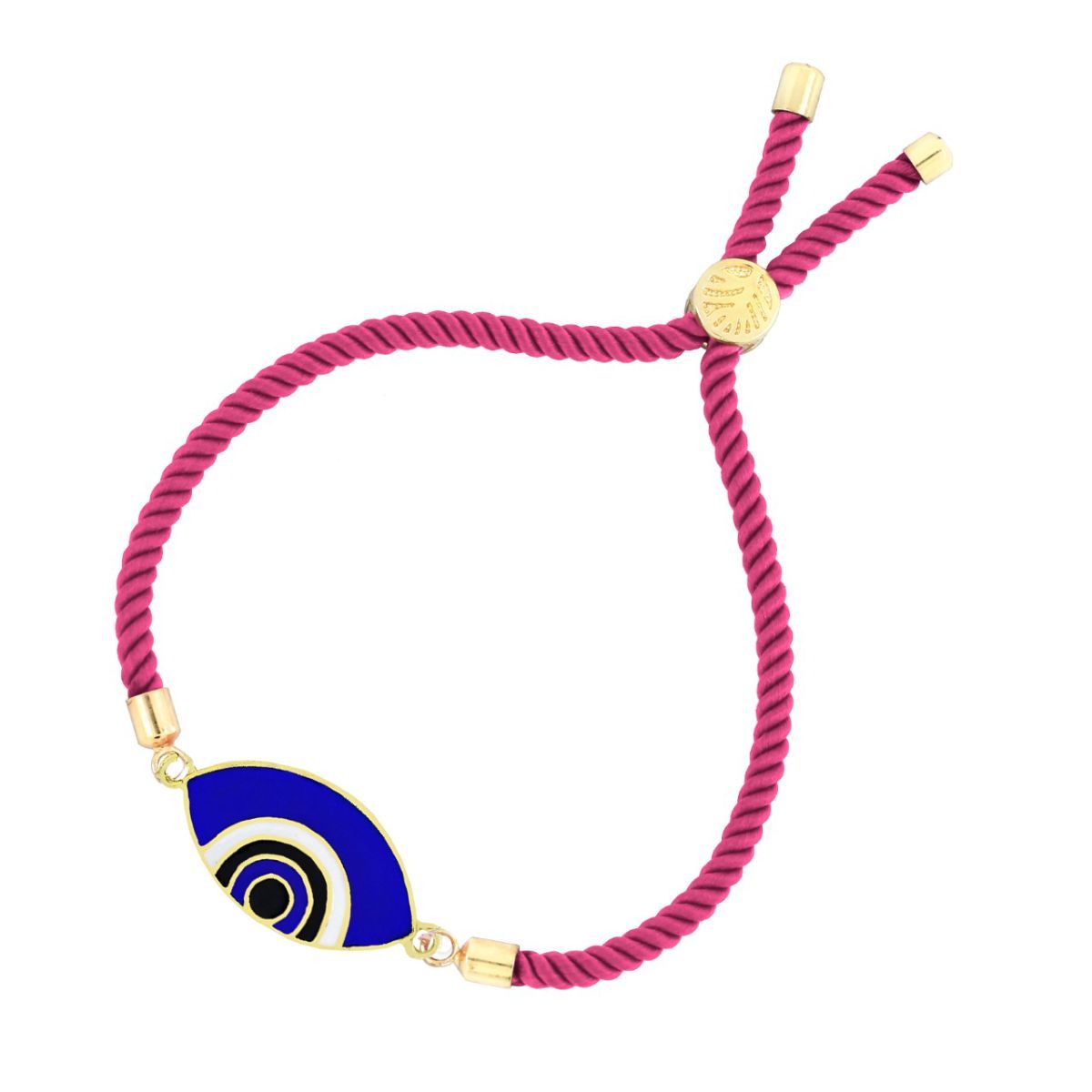 Pink Thread Turkish Evil Eye Bracelet For Women