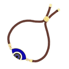 Brown Thread Turkish Evil Eye Bracelet For Women