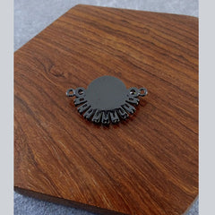 Evil Eye Eyelash Abalone Gold American Diamond Crystal Centre Pcs For Women