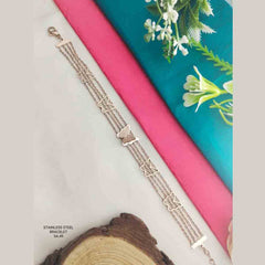 Butterfly Rose Gold Stainless Steel Bracelet Women