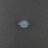 Evil Eye Crystal Silver Black Blue Centre Pcs For Women