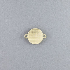 Evil Eye Gold Blue Brass Enamel Charm For Women