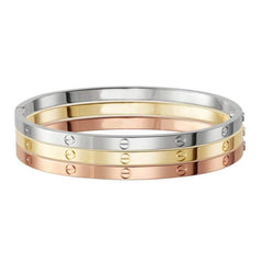 Screw Rose Gold Bracelet Bangle Kada For Women