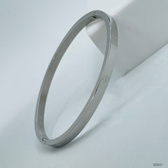 Stainlless Steel Screw Bracelet Bangle Kada For Women Silver