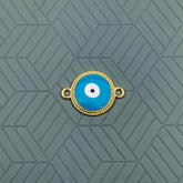 Alloy Enamel Evil Eye Charm For Women Blue