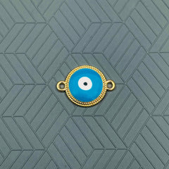 Alloy Enamel Evil Eye Charm For Women Blue