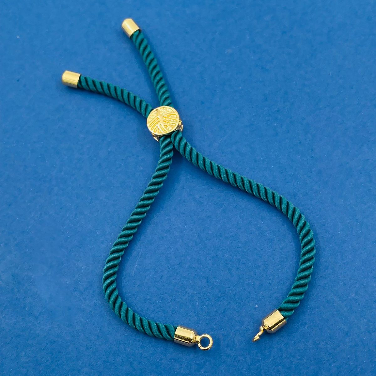 Green Gold Thread Adjustable Extender Accessory Diy 9" Bracelet Women