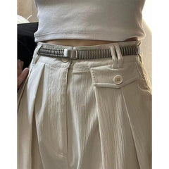 Stainless Steel Plain Silver Silver Belt Expansion Band Cuff & Kada Women