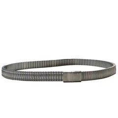 Stainless Steel Plain Silver Silver Belt Expansion Band Cuff & Kada Women