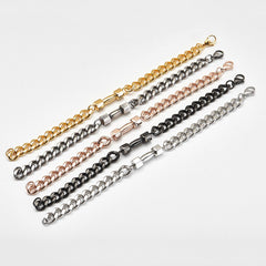 Dumbbell Barbell 18K Gold 316L Stainless Steel Dumbbell Barbell Curb Chain Bracelet For Men