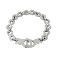 Handcuff Infinity 18K Gold Stainless Steel Anti Tarnish Chain Bracelet For Women