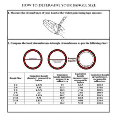 Ethnic Slim Light Weight Cubic Zirconia 18K Gold Bangle Kada Set 20