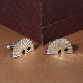 Playing Cards Silver Ace Poker Cufflinks In Box