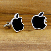 Apple Black Cufflinks In Box