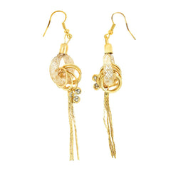 Dainty Rose Gold American Diamond Cz Dangling Earring For Women