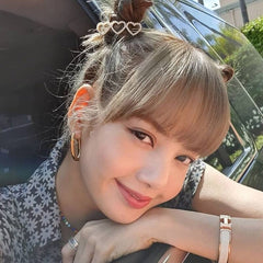 Stainless Steel Oval Rectangle Gold Hoop Earring Pair For Women