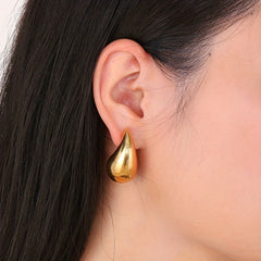 Paisley Mango 18K Gold Anti Tarnish Stud Earring for Women