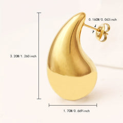 Paisley Mango 18K Gold Anti Tarnish Stud Earring for Women