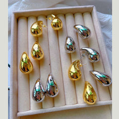 Paisley Mango 18K Gold Anti Tarnish Stud Earring for Women