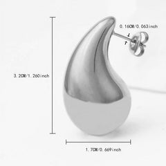 Paisley Mango 18K Gold Anti Tarnish Stud Earring for Women