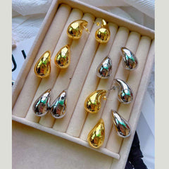 Paisley Mango 18K Gold Anti Tarnish Stud Earring for Women