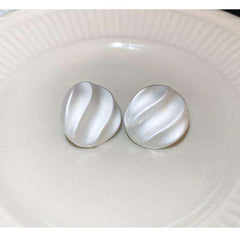 18K Gold Anti Tarnish Stud Earring Pair For Women