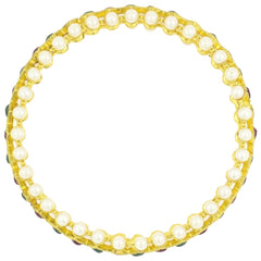 Maroon Green Gold Plated Kada Bangle Set Of 2 For Women