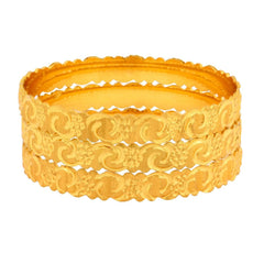 Nakshi Gold Plated Kada Bangle Set Of 4 For Women